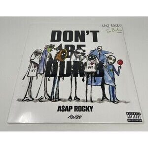 ASAP ROCKY DONT BE DUMB GROUP SIGNED 2 DISC VINYL LP - IN HAND